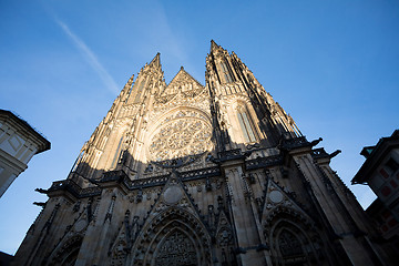 Image showing st. vitus cathedral in prague czech republic 