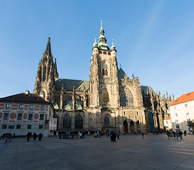 Image showing St. Vitus cathedral in Prague Czech Republic 