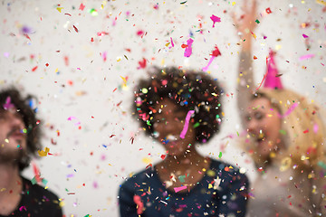 Image showing confetti party