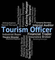 Image showing Tourism Officer Shows Officials Travelling And Career