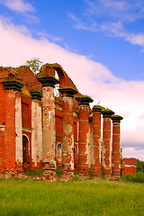 Image showing Majestic Ruins of stables and headquarters of hussars