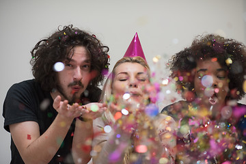 Image showing confetti party