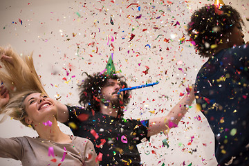 Image showing confetti party