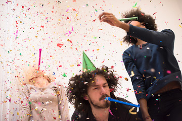 Image showing confetti party