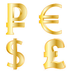 Image showing Symbols of national currency