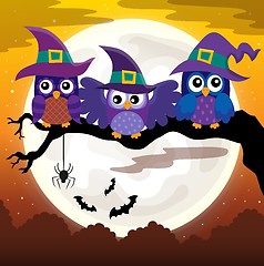 Image showing Owl witches theme image 3