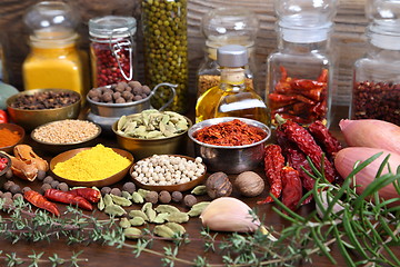 Image showing Spices and herbs.