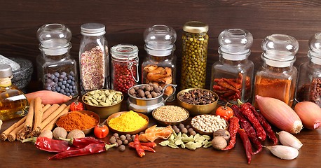 Image showing Spices and herbs.