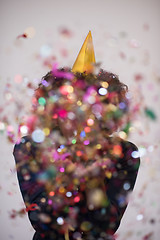 Image showing confetti man on party