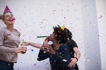 Image showing confetti party