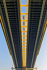 Image showing under overpass road bridges.