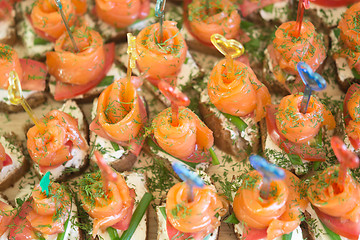 Image showing canapes 