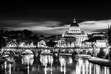 Image showing View at St. Peter\'s cathedral in Rome, Italy