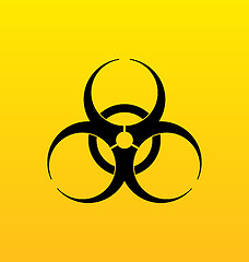 Image showing Bio hazard sign, danger symbol warning