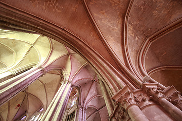 Image showing Arches of the cathedral Saint-Etienne de Bourges