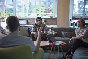 Image showing team meeting and brainstorming