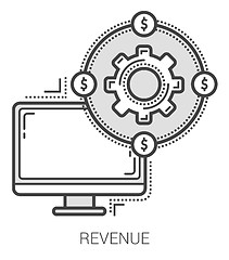 Image showing Revenue line icons.