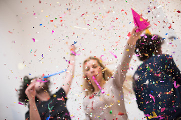 Image showing confetti party