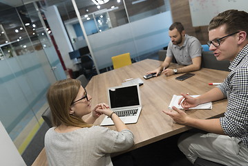 Image showing startup business team on meeting