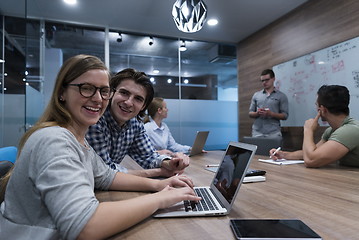 Image showing startup business team on meeting