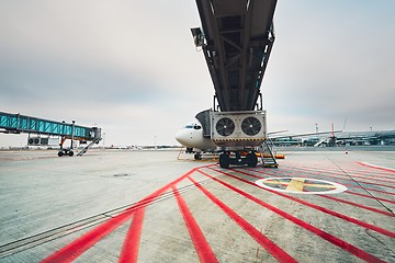 Image showing Daily life at the airport