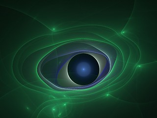 Image showing Green eye