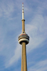 Image showing CN tower from Toronto in closeup.