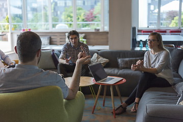 Image showing team meeting and brainstorming