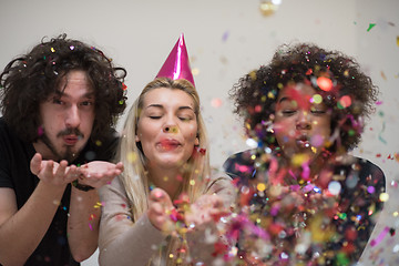 Image showing confetti party