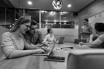 Image showing startup business people  team on meeting