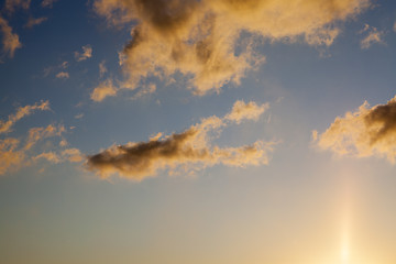 Image showing the sky during sunset