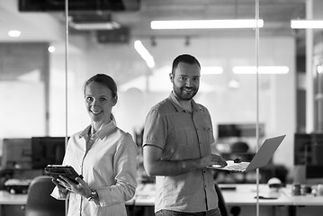 Image showing business couple at office