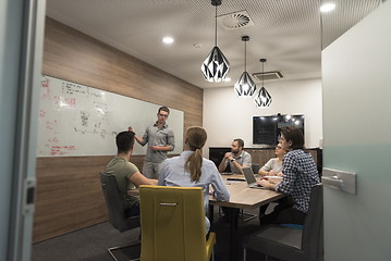 Image showing startup business team on meeting