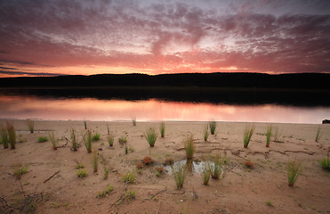 Image showing Sunset skies over Penrith