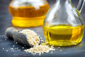 Image showing sesame oil