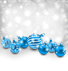 Image showing Christmas Abstract Shimmering Background