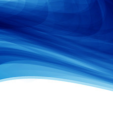 Image showing Illustration Blue Futuristic Abstract Background