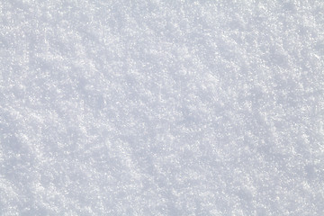 Image showing Snow texture, macro