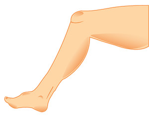 Image showing Leg of the person