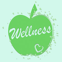 Image showing Health Wellness Indicates Preventive Medicine And Apples