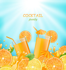 Image showing Abstract Banner for Cocktail Party