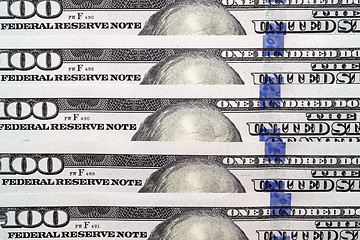 Image showing American dollars, close-up