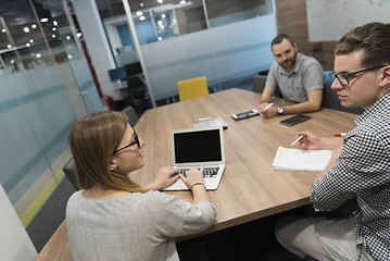 Image showing startup business team on meeting