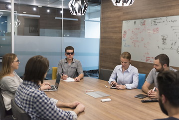 Image showing startup business team on meeting