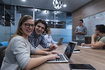 Image showing startup business team on meeting