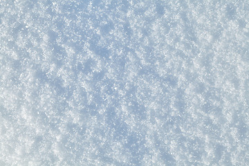 Image showing Snow texture, macro