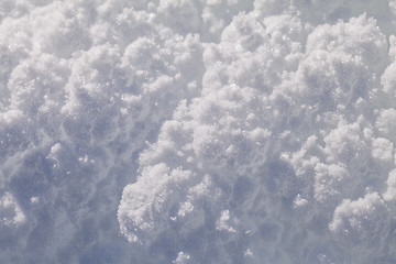 Image showing Snow texture, macro