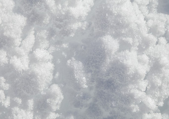 Image showing Snow texture, macro