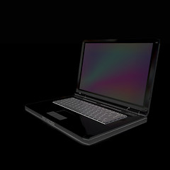 Image showing Laptop computer. 3d render