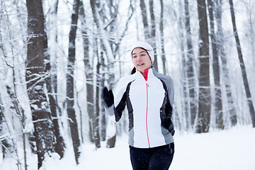 Image showing Young girl engaged in sports